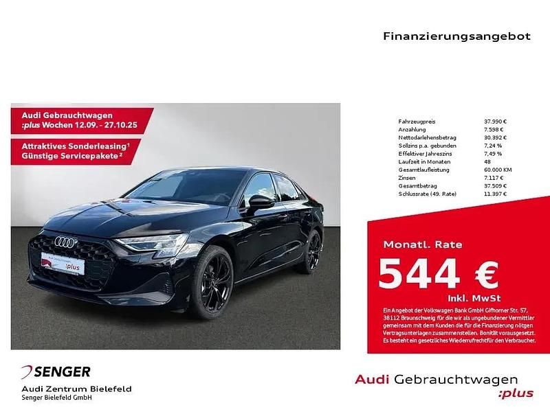 Schwarz Gebraucht 2025 Audi A3 Limousine | 37.990 € (Guter Preis) - Bild 1/1