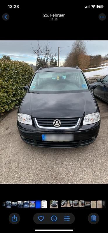 Gebraucht VW Touran 150 PS (110 kW) 2006 Schwarz Van / Kleinbus