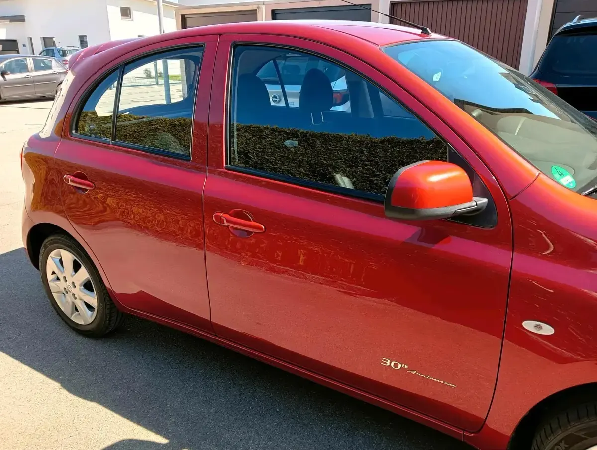 Gebraucht Nissan Micra 80 PS (58 kW) 2013 Rot Kleinwagen
