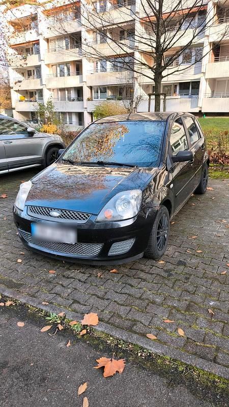 Schwarz Gebraucht 2007 Ford Fiesta Limousine | 600 € (Superpreis) - Bild 1/4