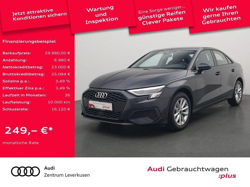 Grau Gebraucht 2024 Audi A3 Business Limousine | 29.980 € (Fairer Preis) - Bild 1/4