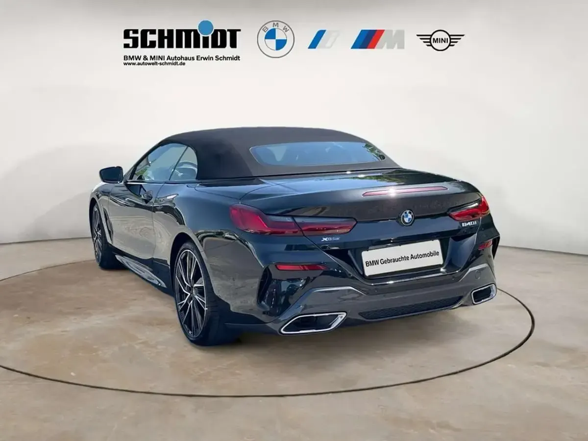 Gebraucht BMW 840 M Sport 333 PS (244 kW) 2023 Saphirschwarz metallic Coupé