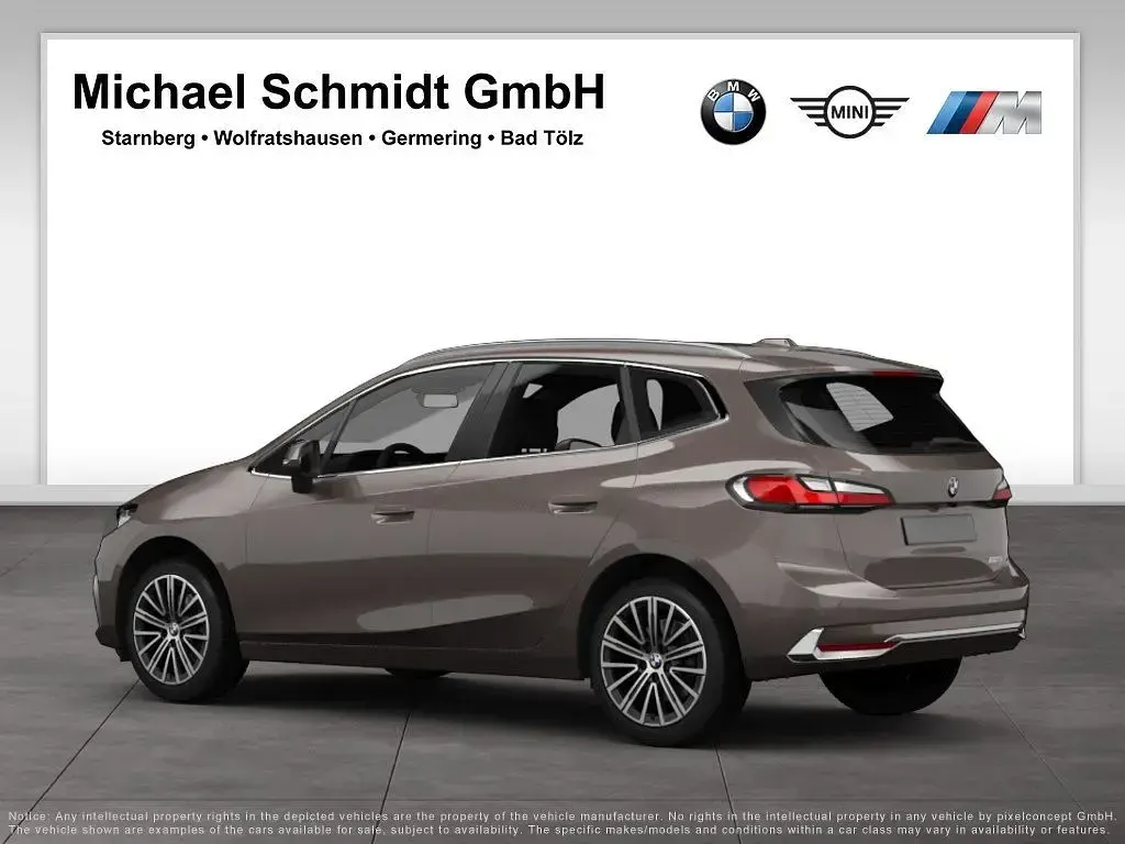 Używany BMW 218 Active Tourer Efficient Dynamics 150 KM (110 kW) 2025 Brązowy Minivan