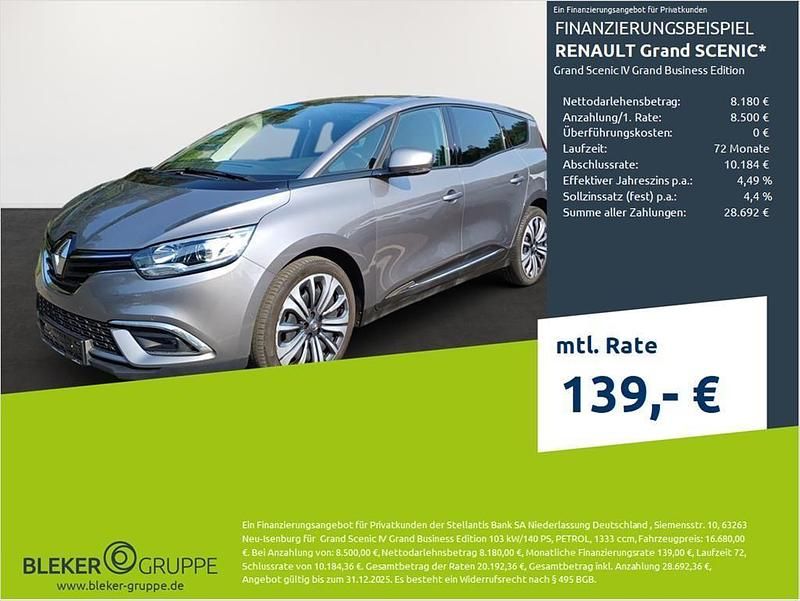 Grau Gebraucht 2021 Renault Grand Scénic IV Business Van / Kleinbus | 16.680 € (Superpreis) - Bild 1/3