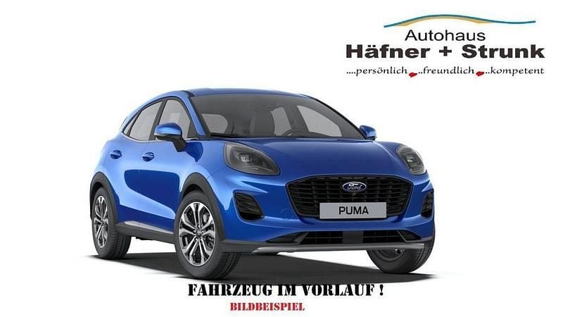 Blau Gebraucht 2021 Ford Puma Gen-E Titanium SUV | 15.977 € (Superpreis) - Bild 1/4