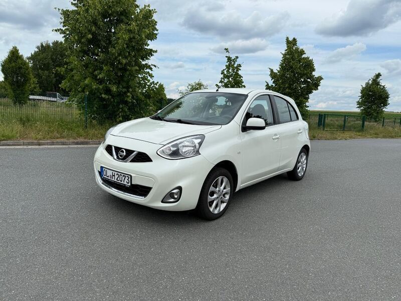 Weiß Gebraucht 2014 Nissan Micra Visia Kleinwagen | 4.500 € (Fairer Preis) - Bild 1/4