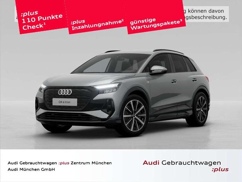 Taifungrau metallic Gebraucht 2024 Audi Q4 e-tron S-Line SUV | 48.959 € (Superpreis) - Bild 1/2