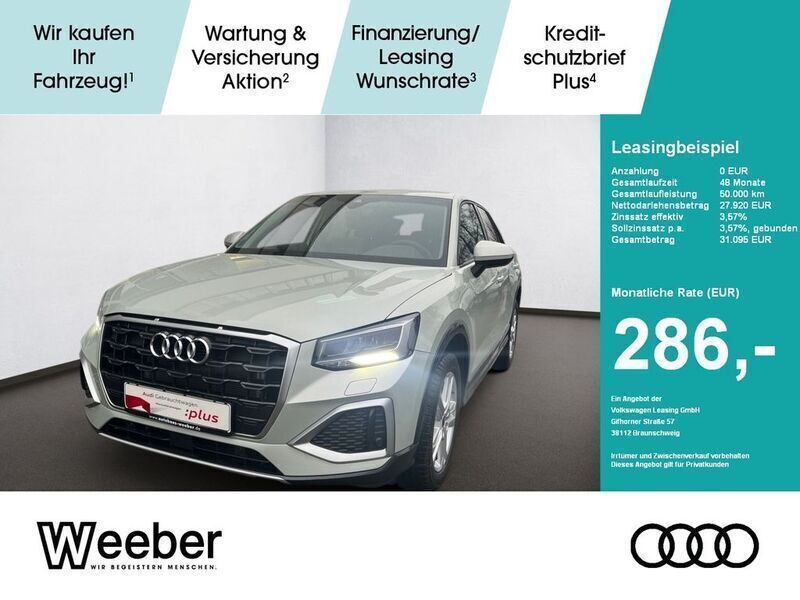 Grau Gebraucht 2024 Audi Q2 Advanced SUV | 27.920 € (Guter Preis) - Bild 1/4