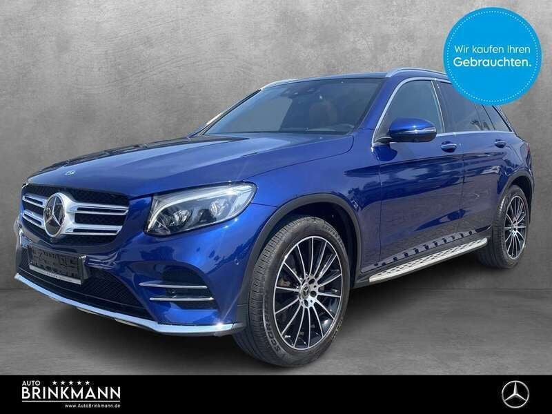 Blau Gebraucht 2018 Mercedes GLC300 AMG SUV | 38.780 € (Fairer Preis) - Bild 1/4