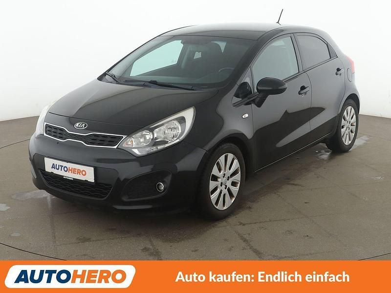 Schwarz Gebraucht 2014 Kia Rio DREAM-TEAM Edition Kleinwagen | 8.100 € (Etwas zu teuer) - Bild 1/3