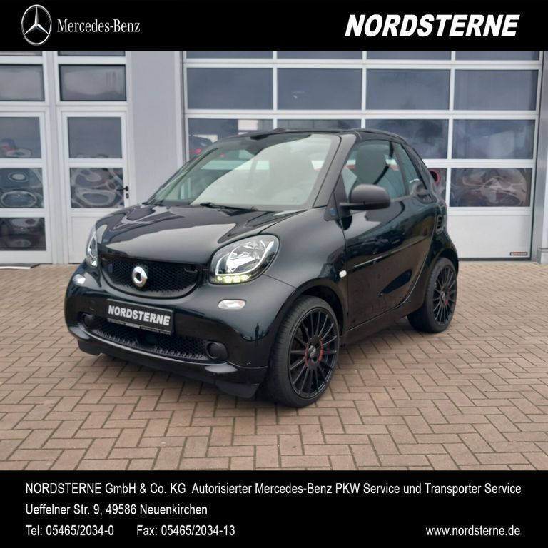 Schwarz Gebraucht 2019 Smart ForTwo Electric Drive Passion Cabrio | 12.888 € (Teuer) - Bild 1/4