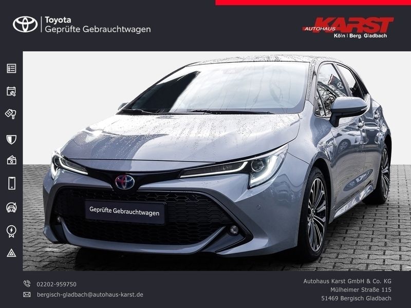 Manhattangrau/schwarz Gebraucht 2019 Toyota Corolla Club Limousine | 18.395 € (Etwas zu teuer) - Bild 1/4