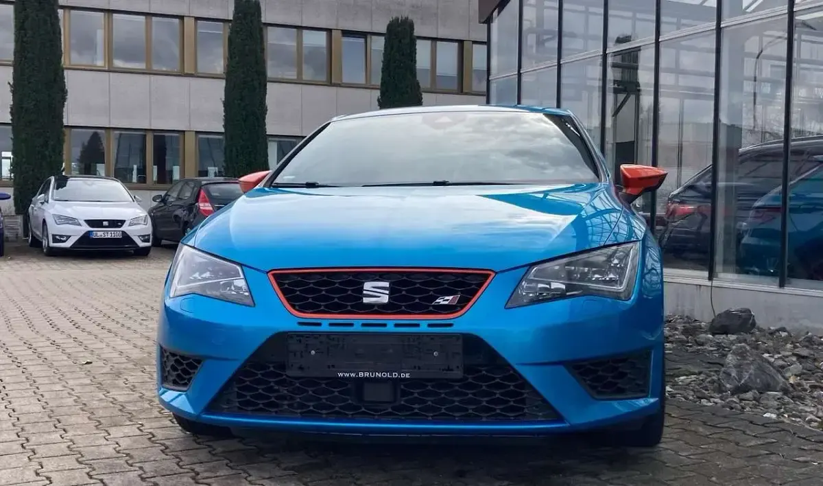 Usata Seat Leon CUPRA 290 CV (213 kW) 2016 Blu Coupé