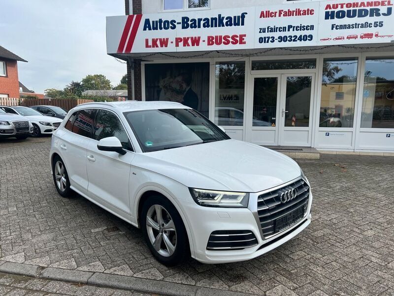 Weiß Gebraucht 2017 Audi Q5 S-Line SUV | 24.999 € - Bild 1/4