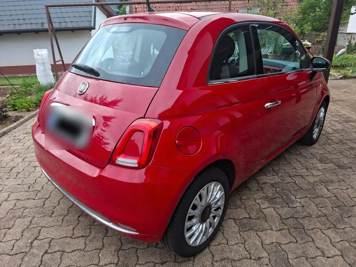 Gebraucht Fiat 500 Lounge 69 PS (50 kW) 2017 Rot Kleinwagen