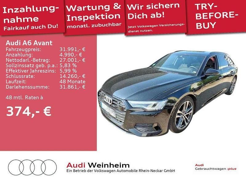 Schwarz Gebraucht 2022 Audi A6 Sport Kombi | 31.991 € (Guter Preis) - Bild 1/2