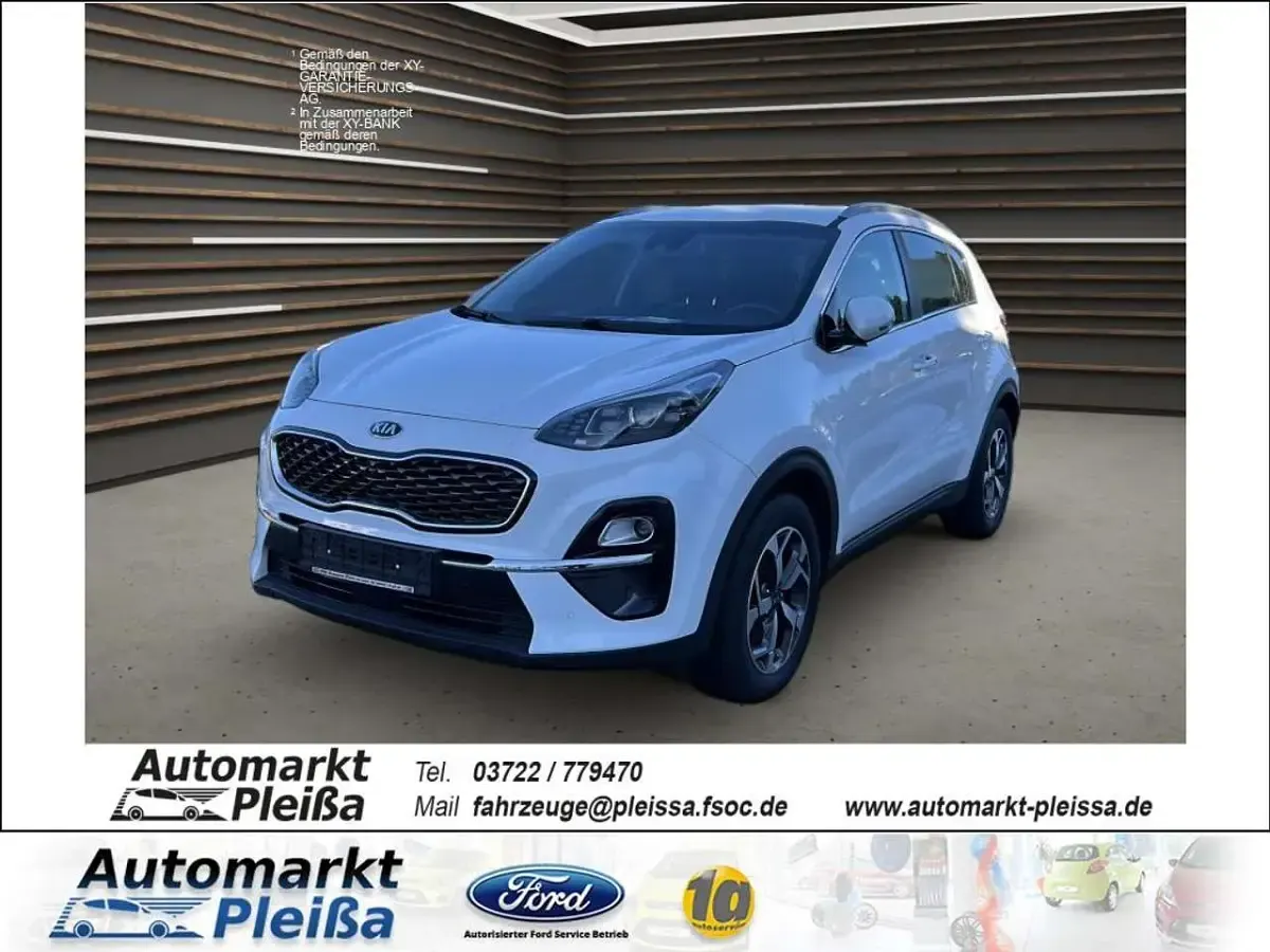 Gebraucht Kia Sportage Spirit 132 PS (97 kW) 2019 Weiß SUV