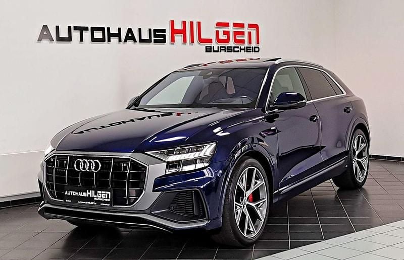 Navarrablau metallic Gebraucht 2018 Audi Q8 Sport SUV | 58.950 € - Bild 1/4