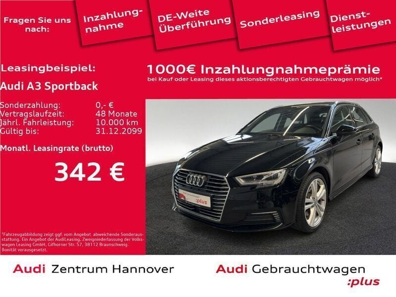 Gebraucht Audi A3 Sportback e-tron Design 204 PS (150 kW) 2020 Schwarz mythosschwarz metallic (metallic) Kleinwagen