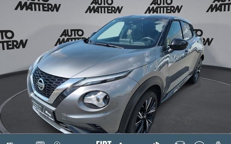 Dark grey m/black m (metallic) Gebraucht 2020 Nissan Juke SUV | 18.500 € (Fairer Preis) - Bild 1/4