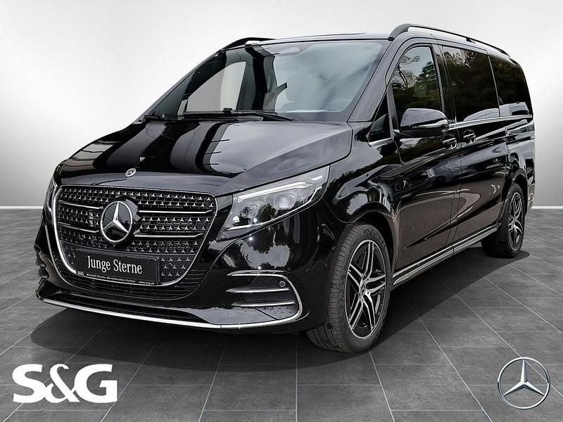 Obsidianschwarz Gebraucht 2025 Mercedes V300 Avantgarde Van / Kleinbus | 82.400 € (Superpreis) - Bild 1/3