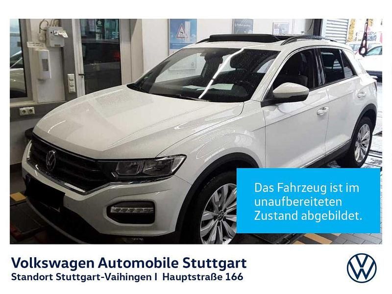 Pure white Gebraucht 2021 VW T-Roc Sport SUV | 23.830 € (Fairer Preis) - Bild 1/4