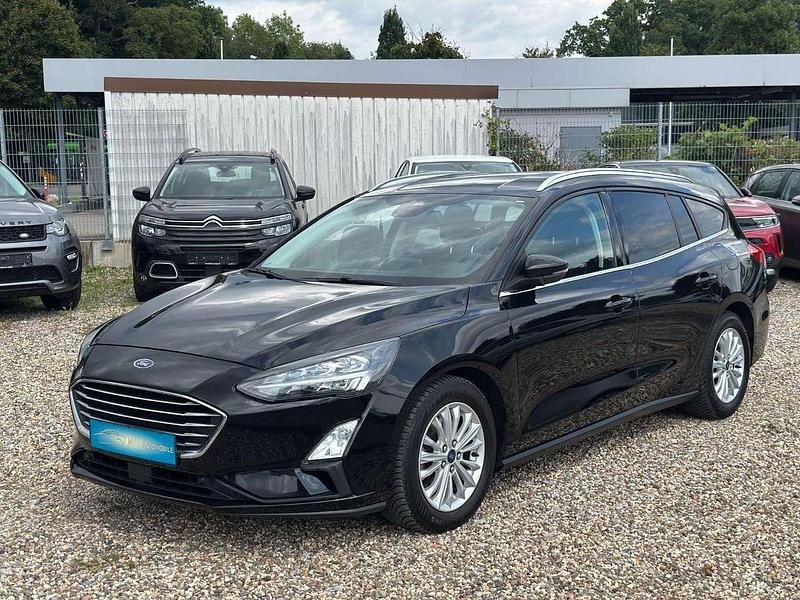 Schwarz Gebraucht 2021 Ford Focus Titanium Kombi | 13.999 € (Guter Preis) - Bild 1/4