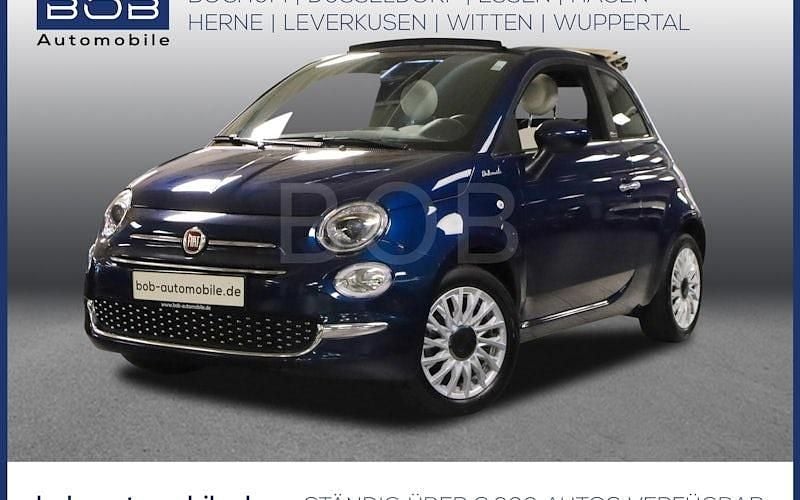 Blau Gebraucht 2022 Fiat 500C Dolcevita Cabrio | 12.666 € (Fairer Preis) - Bild 1/4
