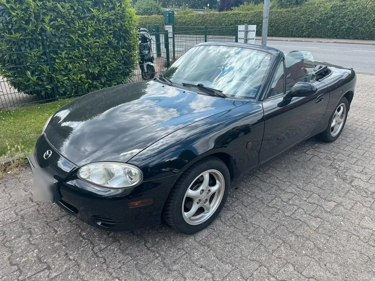 Gebraucht Mazda MX5 110 PS (80 kW) 2002 Schwarz Cabrio