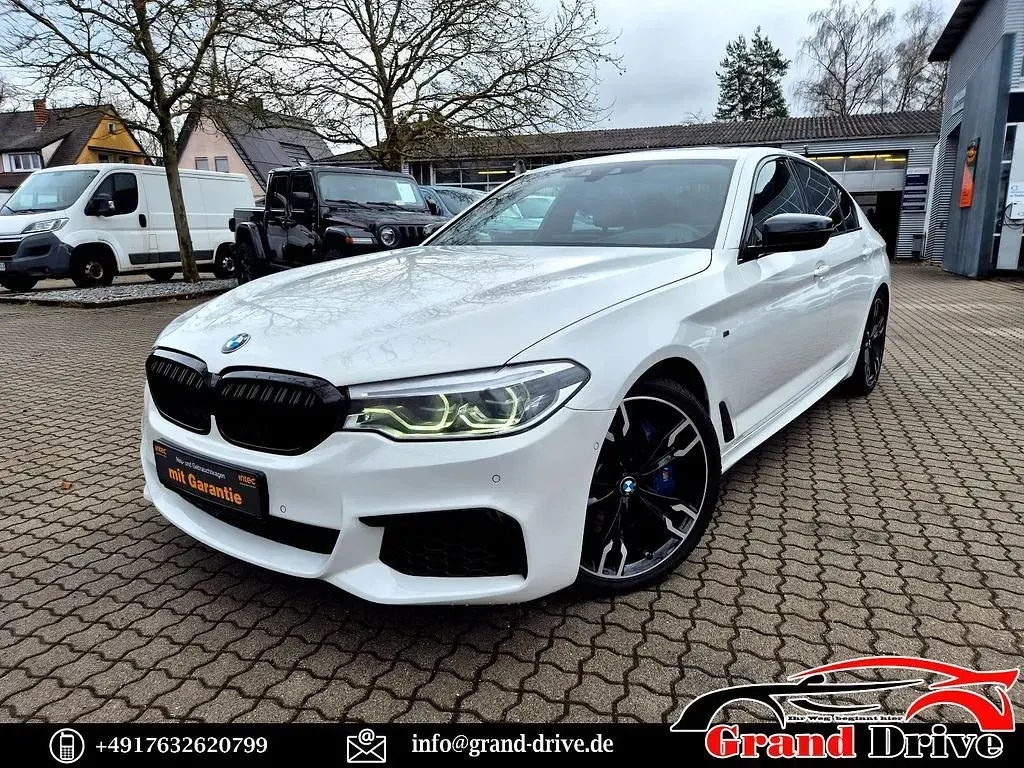 Używany BMW M550 Performance 462 KM (339 kW) 2019 Biały Sedan/Limuzyna