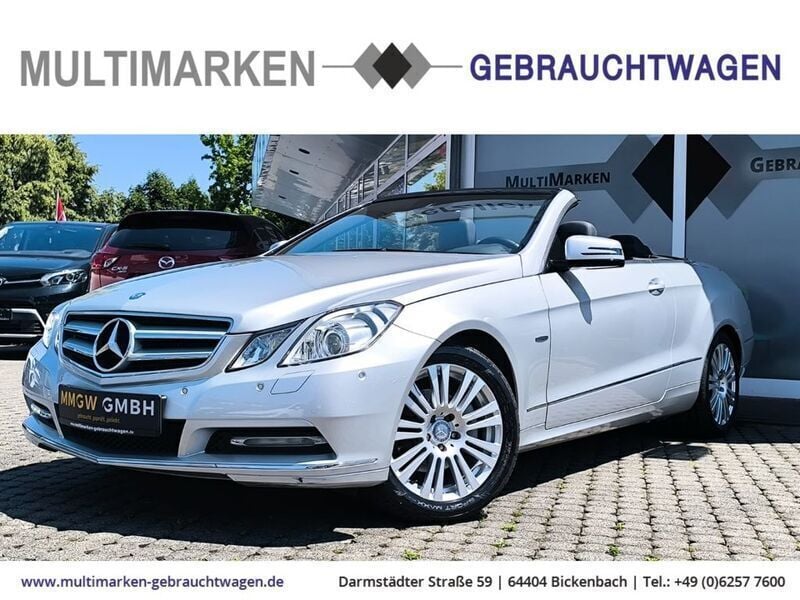 Silber Gebraucht 2011 Mercedes E250 Cabrio | 18.490 € (Fairer Preis) - Bild 1/4