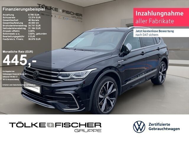 Schwarz Gebraucht 2022 VW Tiguan R-line SUV | 39.979 € (Teuer) - Bild 1/2