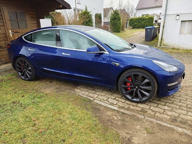 Gebraucht Tesla Model 3 Performance 377 kW (513 PS) 2020 Blau Limousine