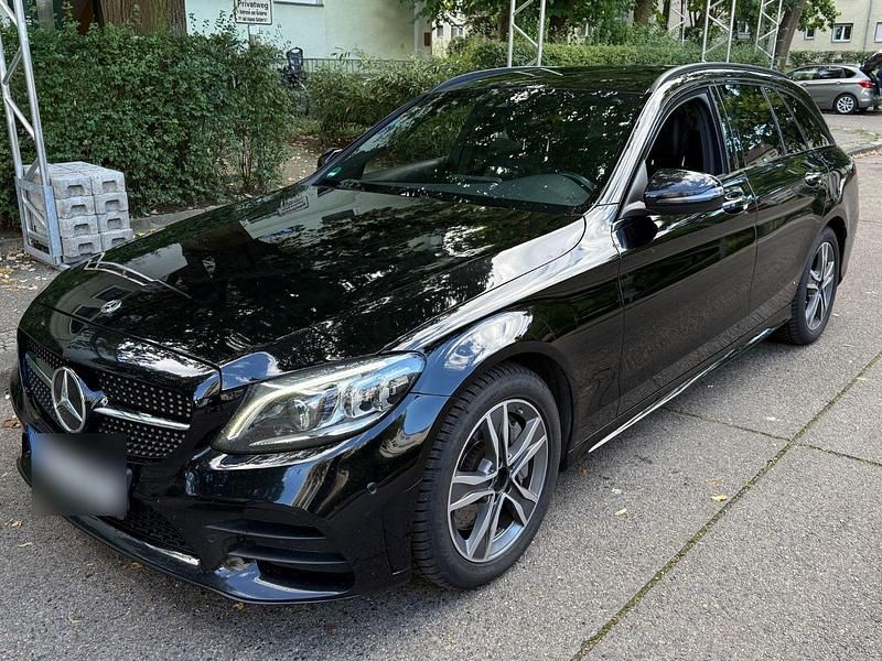 Schwarz Gebraucht 2019 Mercedes C300 AMG Kombi | 19.800 € (Superpreis) - Bild 1/4