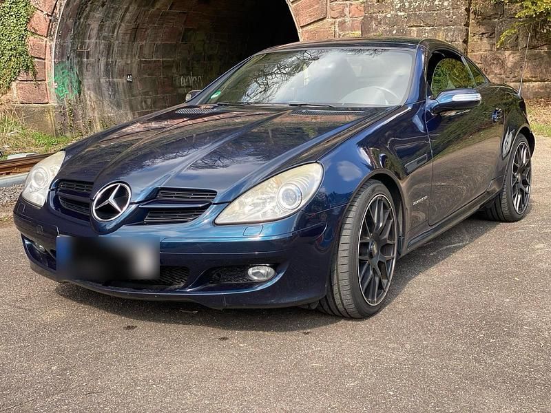 Gebraucht Mercedes SLK200 2005 Blau Cabrio