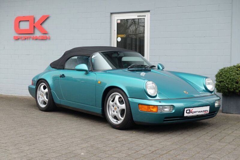 Grün Gebraucht 1994 Porsche 911 Carrera Cabriolet Cabrio | 239.900 € - Bild 1/4