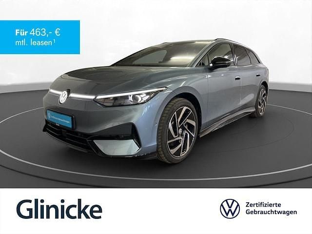 Blau (stonewashed blue metallic) Gebraucht 2024 VW ID.7 Pro Limousine | 47.480 € (Teuer) - Bild 1/3