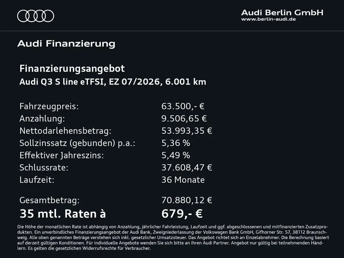 Gebraucht Audi Q3 Sport 272 PS (200 kW) 2026 Weiß SUV