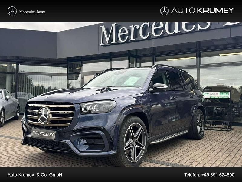 Blau Gebraucht 2024 Mercedes GLS450 AMG line SUV | 98.800 € (Superpreis) - Bild 1/4