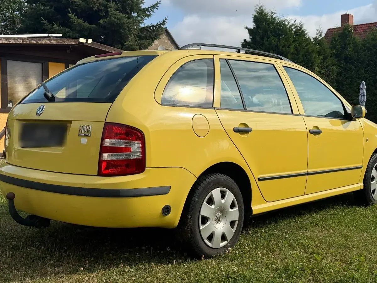 Gebraucht Skoda Fabia 75 PS (55 kW) 2005 Gelb Kombi