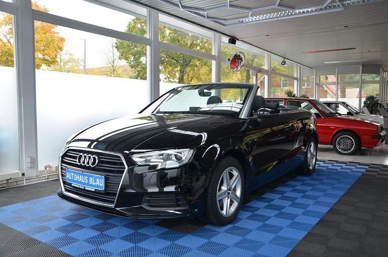 Schwarz Gebraucht 2017 Audi A3 Cabriolet Comfort Cabrio | 16.490 € (Fairer Preis) - Bild 1/4