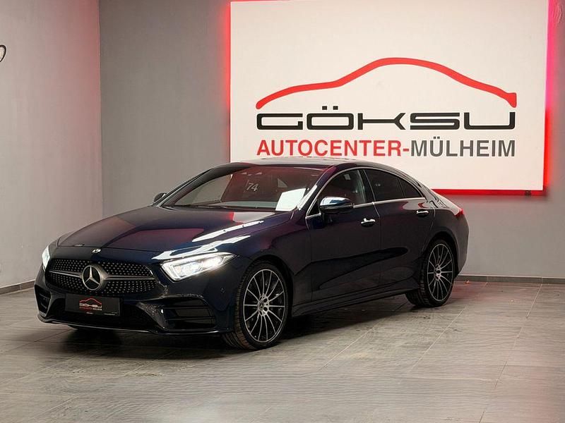 Blau Gebraucht 2019 Mercedes CLS300 AMG line Limousine | 38.800 € (Fairer Preis) - Bild 1/4