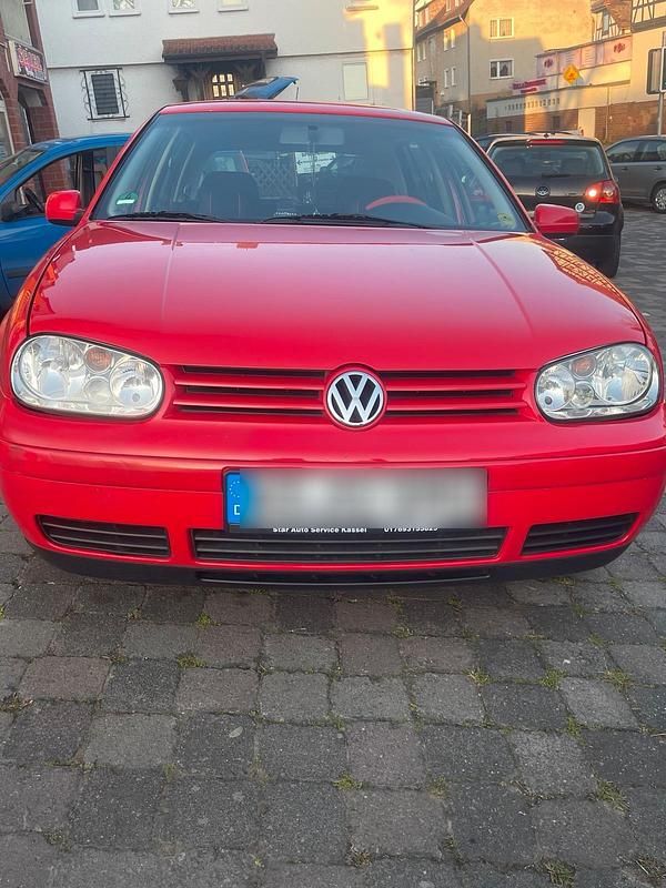 Rot Gebraucht 1999 VW Golf IV Kleinwagen | 2.400 € (Fairer Preis) - Bild 1/4
