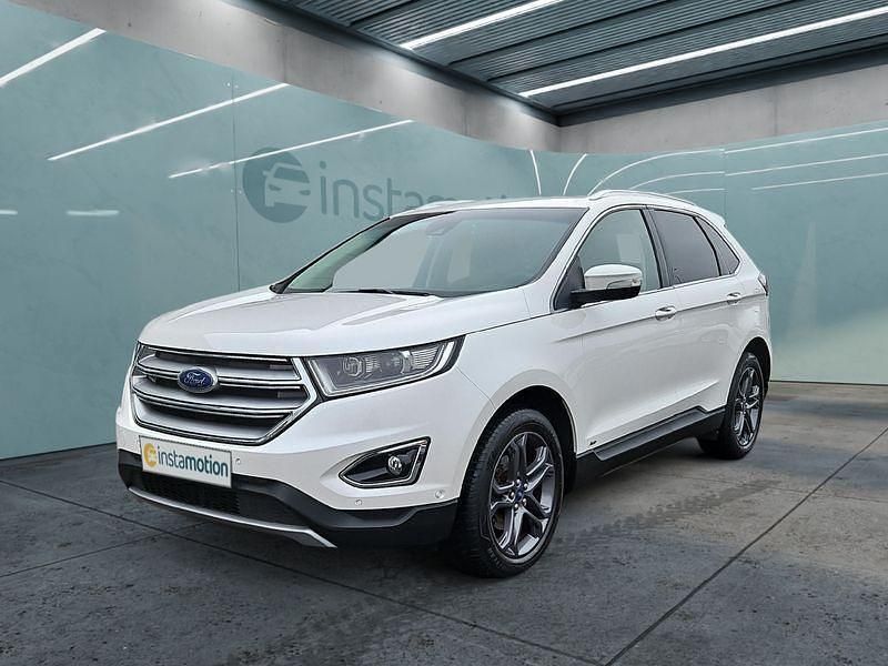 Weiß Gebraucht 2018 Ford Edge SUV | 23.799 € (Etwas zu teuer) - Bild 1/4