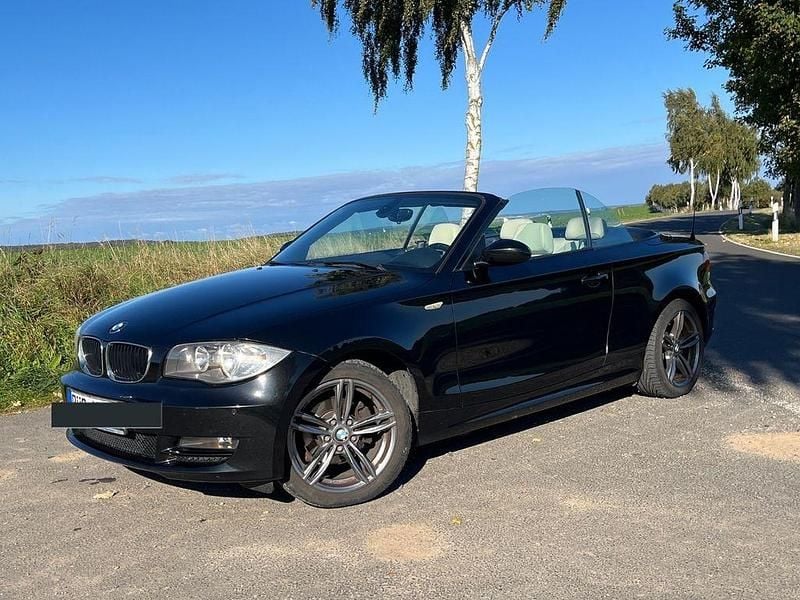 Schwarz Gebraucht 2009 BMW 118 Cabriolet Cabrio | 6.000 € (Fairer Preis) - Bild 1/4