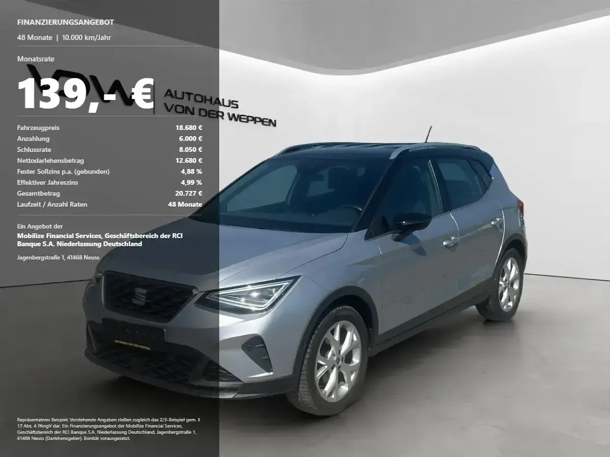 Gebraucht Seat Arona FR 110 PS (80 kW) 2023 SUV