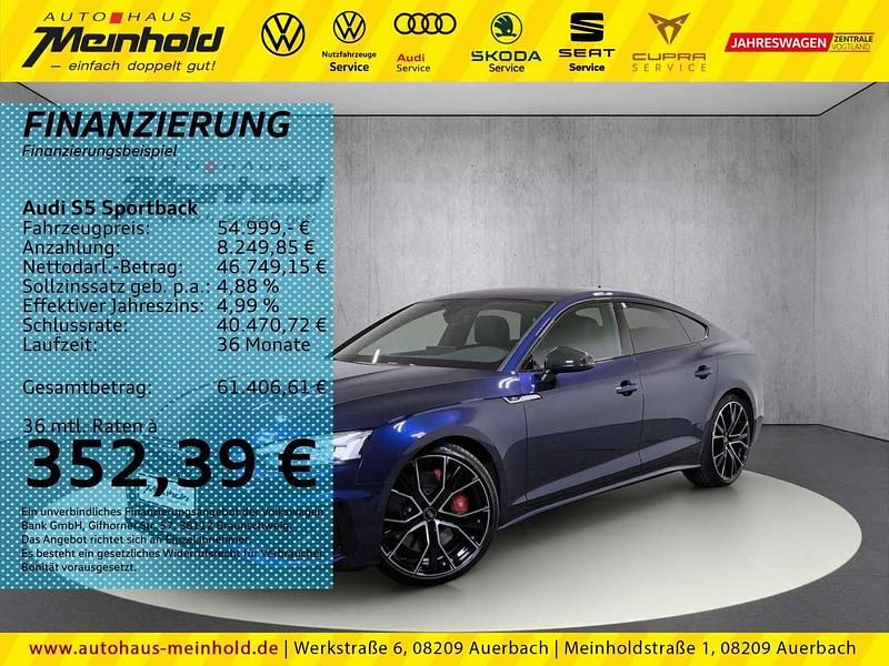 Usata Audi S5 341 CV (250 kW) 2023 Blu Coupé