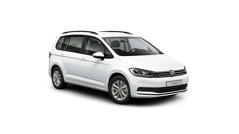 Weiß Gebraucht 2018 VW Touran Comfortline Van / Kleinbus | 18.978 € (Guter Preis) - Bild 1/3