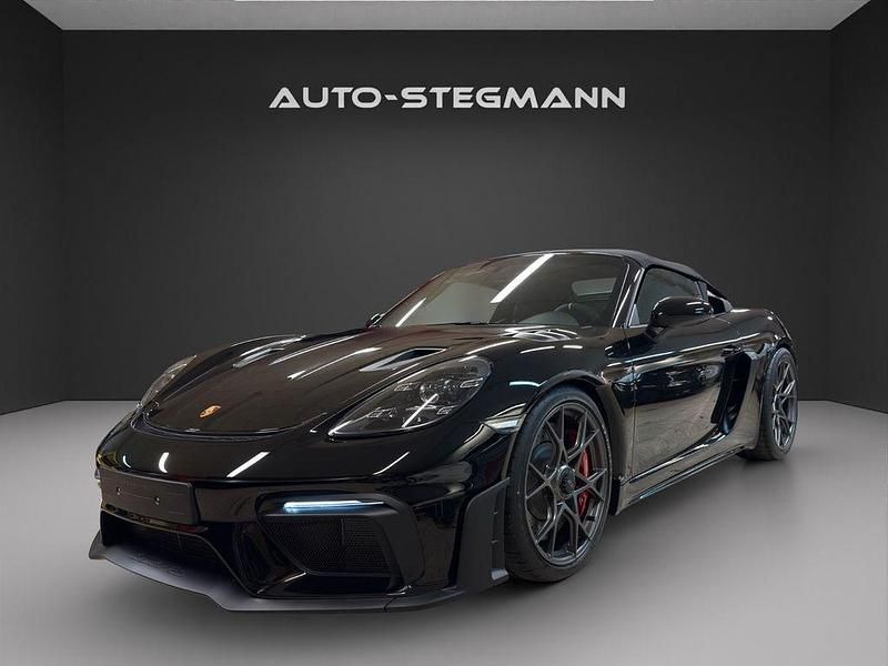 Neu Porsche Boxster Spyder 500 PS (367 kW) 2025 Schwarz Cabrio