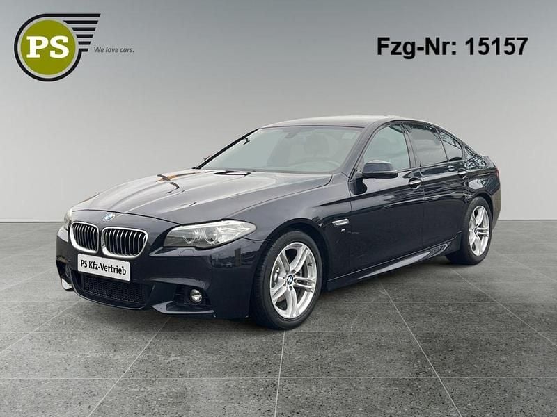 Schwarz Gebraucht 2014 BMW 520 M Sport Limousine | 13.980 € (Fairer Preis) - Bild 1/4
